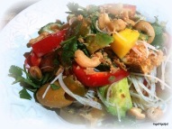 My Homemade Thai Rice Noodle Salad with Coconut Lime Dressing